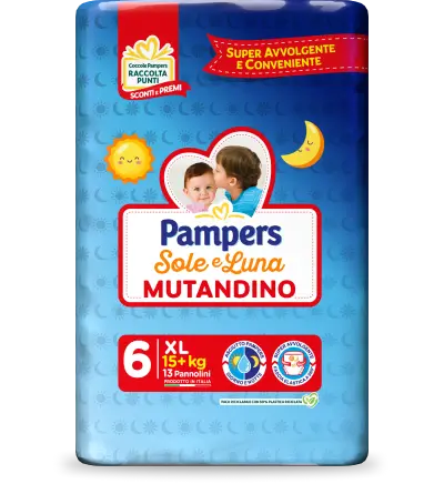Pampers Sole-Luna Mutandino Extra Large